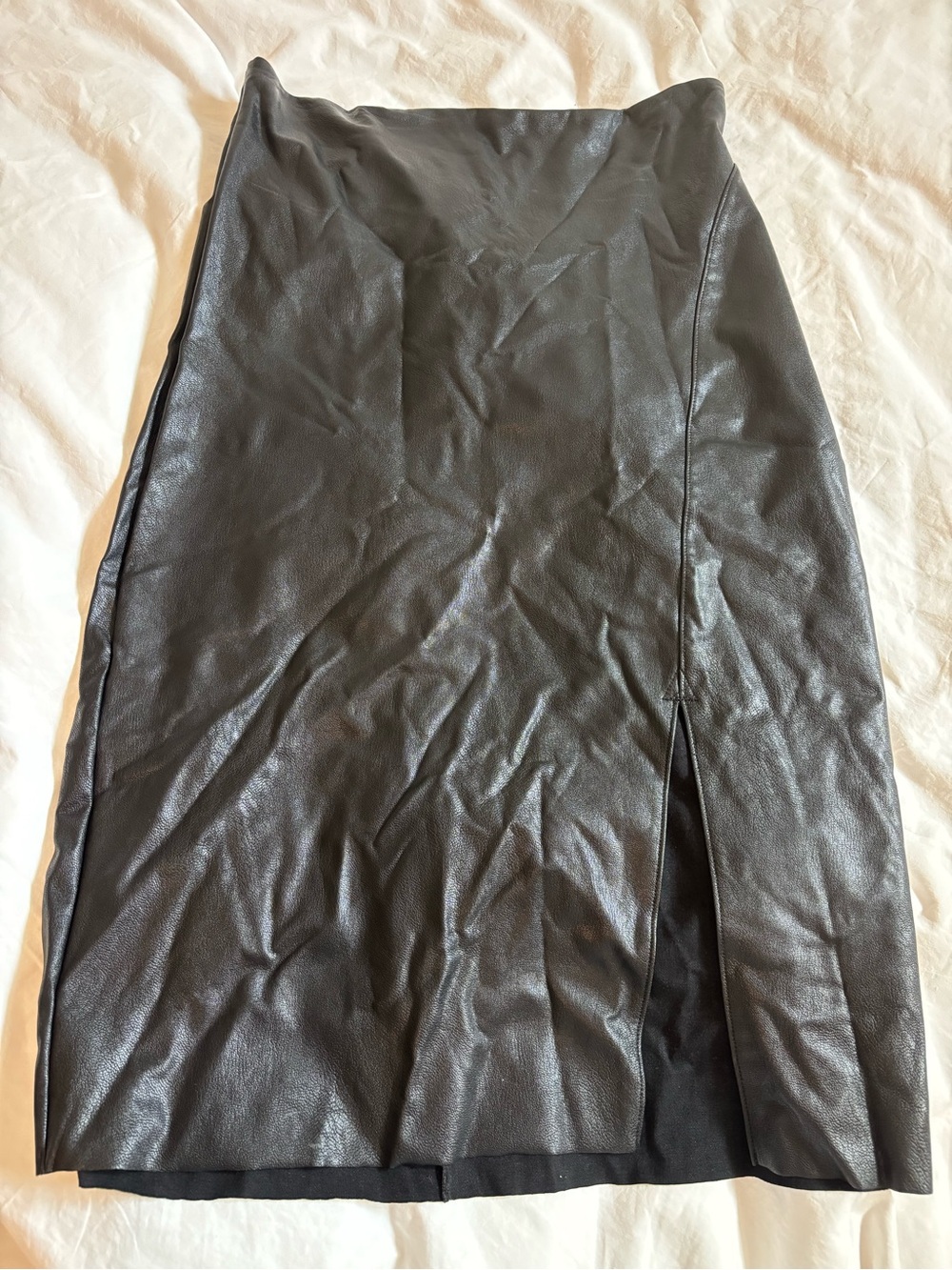 Commando Black Faux Leather Skirt- read desc